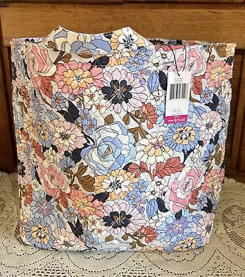 Vera Bradley ALOHA BLOOMS Grand Tote Quilted Bag NWT * • $41.99