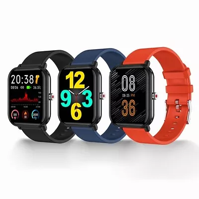 Android Smart Watches | Smart Watch Mens | Waterproof Sports Fitness Watch • £25.99