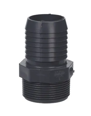 Lasco Schedule 80 1-1/2 In.   Insert  T X 1-1/2 In.   D MPT  PVC Male Adapter • $6.99