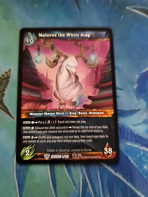 World Of Warcraft WOW TCG War Of The Ancients Epic Malorne The White Stag • $5.99