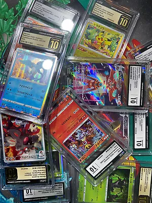 1x Random CGC Graded Pokemon Card Any Language TCG Only • $14.95