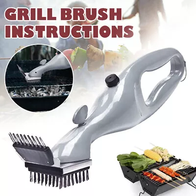 BBQ Grill Brush Stainless Steel Barbecue Bristles Wire Brush Cooking BBQ Cleaner • $16.89