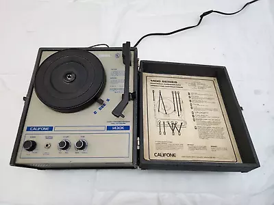 Vintage Califone 1430-k Record Player Tested Plays Well • $80.99