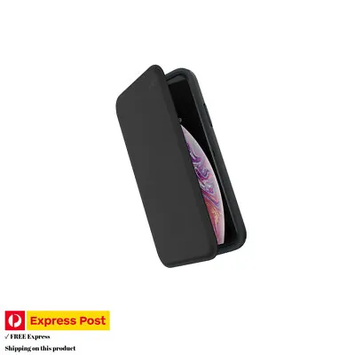 SPECK PRESIDIO CARD Phone Case IPHONE X/XS - BLACK/GREY - Express Post • $41.95