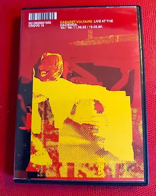 Cabaret Voltaire Live At The Hacienda 83/86 DVD 2002 Cherry Red Region 0 RH Kirk • $24
