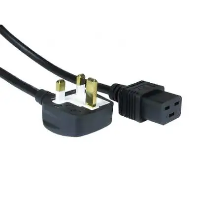 £6.99 • Buy  C19 Power Cable Lead UK 3 Pin Plug To International IEC 2m