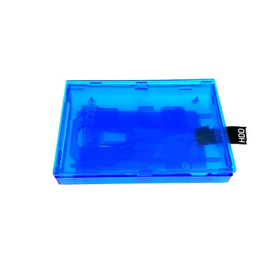Clear Blue Internal Hard Disk Drive HDD Case For XBOX 360 Slim / XBOX 360E • $53.90