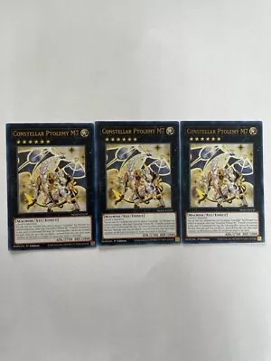 YUGIOH: 3x Constellar Ptolemy M7 MGED-EN139 NM FAST • $2.99