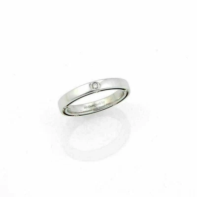 $1039.56 • Buy Damiani Diamond 18k White Gold 3mm Wide Band Ring