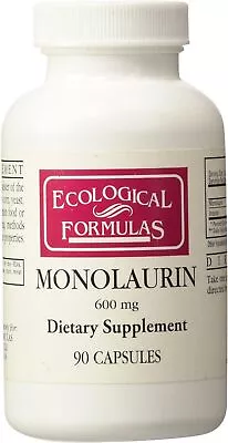 Ecological Formulas Monolaurin 600mg 90 Capsules • $40.99