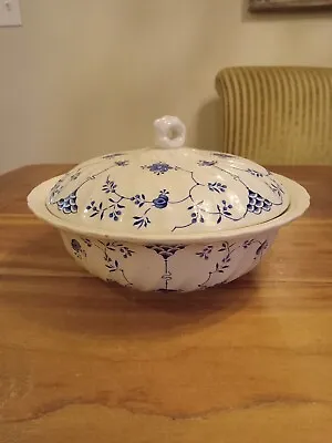 Gorgeous Large Staffordshire England Finlandia-9  X 6  Tall Round Veggie Dish • $69