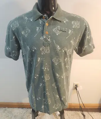 Vintage Orvis Fly Reel Fishing Themed Polo Size Large • $40