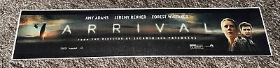 Arrival Movie Theater Original Authentic Mylar Banner Poster Small 2.5x11.5 • $15