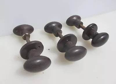 £13 • Buy Vintage Bakelite Door Knobs Handles Art Deco 1 Plate 1930's Antique Old -£13each