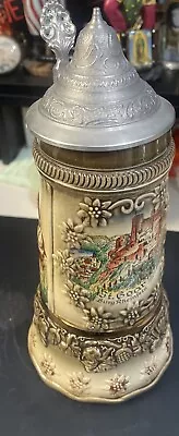 Original KING West Germany St. Goar  11  Music Box Commemorative Beer Stein • $59.99