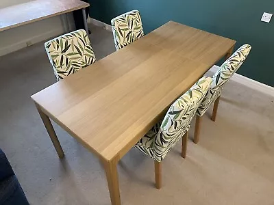 IKEA Ekedalen Table & 4 Bergmund Dining Chairs With Fagelfors Covers (+ 2 Spare) • £250