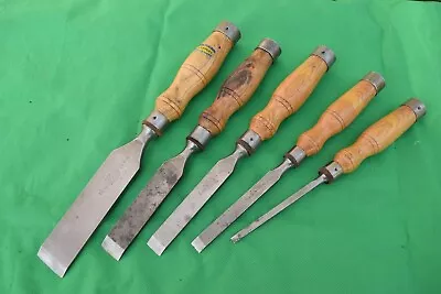 Vintage Marples Tanged Millwright Chisels • $175