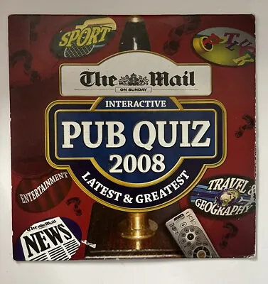 Pub Quiz 2008 Interactive Dvd • £1.80