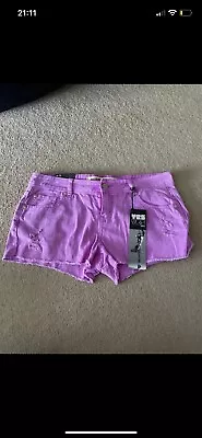 Yes Yes Ladies Lilac Hot Pants Size 12 • £3