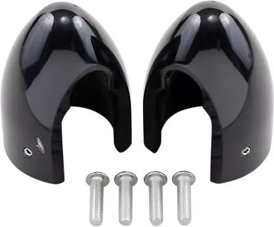 Baron Fork Bullets Front Axle Cap Nut Covers Blk Yamaha V Star 1100 99-09 • $168.95