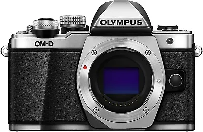 [NEAR MINT] Olympus OM-D E-M10 Mark II 16.1MP Digital Camera Silver Body (N073) • $720.42