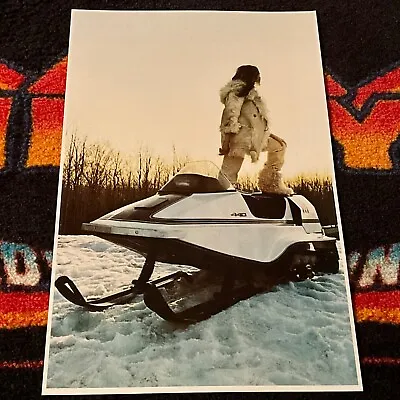 🏁 ‘72 RAIDER 440 Snowmobile Poster Vintage Sled Twin Track ((GROOVY Boots)) • $21.88