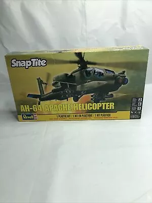 Revell Snap Tite Model Kit AH-64 Apache Helicopter 1:72 Scale Opened New • $12.95