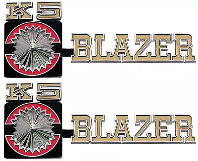 OER Front Fender  K5 Blazer  Emblem Set 1975-1980 Chevy K5 Blazer Models • $124.98