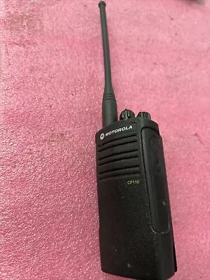 Motorola CP110 Two Way Radio UHF 2CH 2W H96RCC9AA2AA Tested Work • $45.99