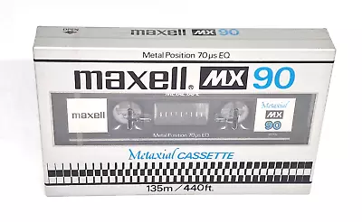 MAXELL MX 90 METAL   Blank Audio Cassette Tape (Sealed) NOS! New • $64.99