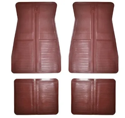 NEW  1978-1988 Chevrolet El Camino & Monte Carlo Floor Mat Set - Maroon • $109