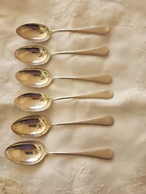 6- Antique Mappin & Webb Princes Plate Desert Spoons London • $15