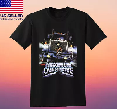 Maximum Overdrive Horror Movie Men's Black T-shirt Size S-5XL • $22.79