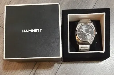 Hamnett Silver Watch New • £55