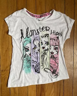 Monster High Original Authentic Girls Small 6 Short Sleeve Tee Shirt Top • $9.99