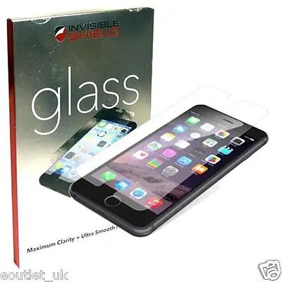 GENUINE ZAGG INVISIBLESHIELD GLASS SCREEN PROTECTOR FOR APPLE IPHONE 6 & 6s 4.7  • £11.39