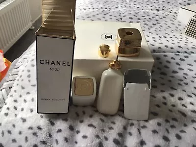 Chanel No.22 Spray Cologne Beyond Rare Vintage Around 20 Ml Remaining Refillable • £150