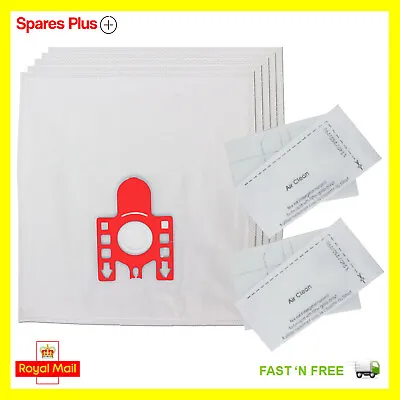 £4.95 • Buy 4 Bags & 2 Filters Fit Miele Vacuum Cleaner Hoover FJM C3 C2 C1 Compact Complete
