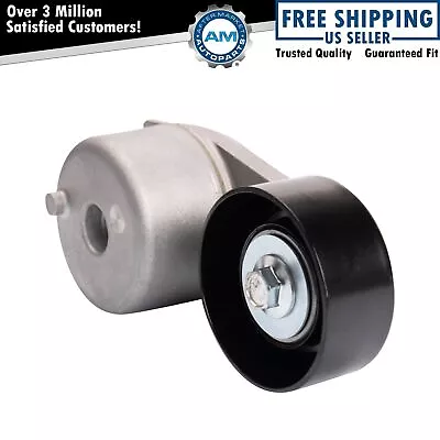 Serpentine Belt Tensioner With Pulley For Buick Chevy GMC Hummer Isuzu Saab • $33.67