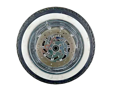 2004 Harley Flh Electra Glide 16  Chrome Front Mag Wheel Rim Tire • $225