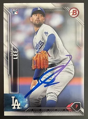 2016 Bowman Signed Zach Lee #138 Rookie Los Angeles Dodgers • $1.08