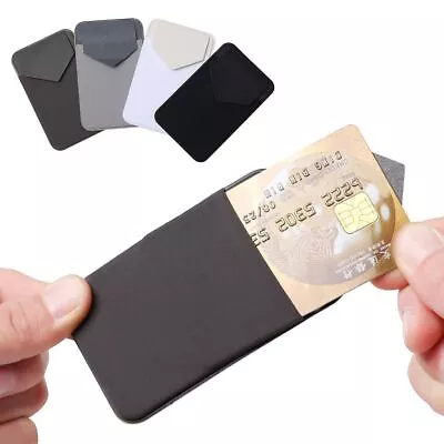 Universal Phone Card Holder Adhesive Sticker Wallet Case Cell Phone Pocket • $6.01