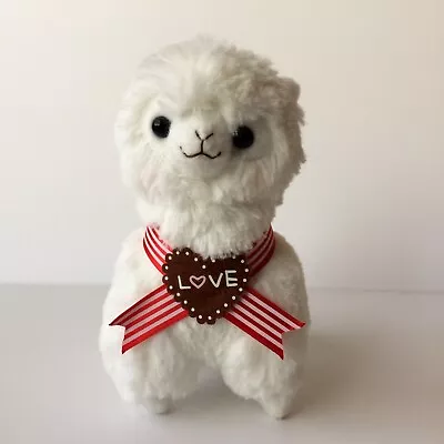 AMUSE Valentine's Sweet Arpakasso White Boy (16cm) Alpacasso Alpaca Plush Japan • $8