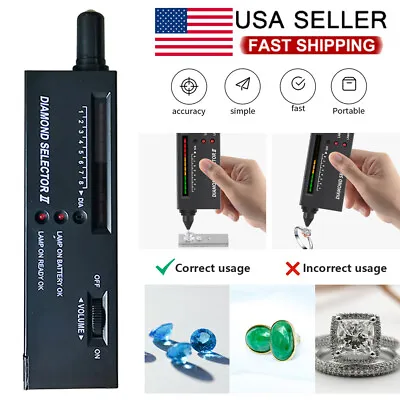 Diamond Selector II Tester & Moissanite Tester Gemstone Jewelry Tool Set W/Case • $11.48