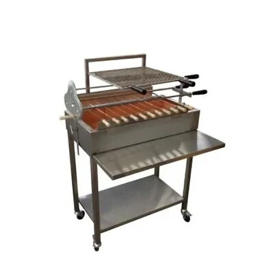 £1008 • Buy Stainless Steel Cypriot BBQ Foukou Charcoal 11 Skewers & Motor F11/3-ST-PS-AG