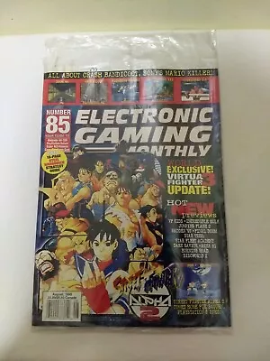 Electronic Gaming Monthly EGM # 85 Video Game Magazine August 1996 + Guide • $1