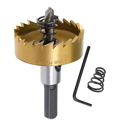 45mm Metal Hole Saw Long Life HSS Drill Bit Hole Cutter Heavy Duty Hole Opener • £14.99