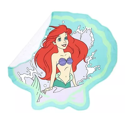Disney Little Mermaid Shaped Beach Towel (58  X 52 ) FREE SHIPPING • $21.99