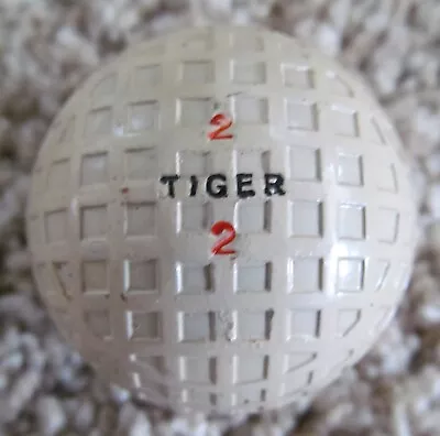 Vintage Unused Mesh Golf Ball-the Tiger • $77.50