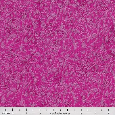 Fairy Frost PASSION Pink Fuchsia Michael Miller OOP Cotton Fabric By FQ - 1/4 YD • $3.75
